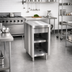 Thumbnail image #1 for Duke Thurmaduke Solid Top Utility Counter with Open Rear and Undershelves, 18 x 32 x 36 Inches