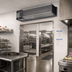 Thumbnail image #2 for Berner Industrial IDC14-1060E 60-Inch Heated Direct Drive Electric Air Curtain