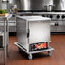 Thumbnail image #2 for Panco Half-Size Narrow Heated Holding Cabinet with Solid Door, 8 Wire Slides, Non-Insulated, 120V