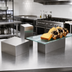 Thumbnail image #2 for American Metalcraft Cube Stainless Steel Buffet Riser, 8 x 4 x 4 Inches
