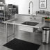Thumbnail image #2 for John Boos Pro-Bowl Straight Soiled Dishtable with Pre-Rinse Sink Bowl, 60 x 30 Inches, Left-to-Right Operation