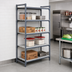 Thumbnail image #2 for Cambro Camshelving Basics Plus 24-Inch Deep x 42-Inch Long Vented Shelf Kit, 5 Shelves, Brushed Graphite