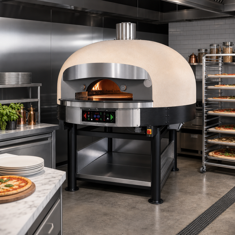 Product image #2 for Morello Forni Gas-Fired Round Pizza Oven with 51-Inch Inside Cooking Diameter