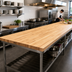Thumbnail image #2 for Boos Block 108 Inch x 25 Inch Blended Edge Grain Maple Kitchen Countertop, 1-1/2 Inch Thick, Penetrating Oil Finish