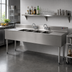 Thumbnail image #2 for Eagle Group 2200 Series 72-Inch Four-Compartment Underbar Sink Unit with Left and Right Drainboards and Dual Faucets