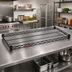 Thumbnail image #2 for Eagle Group Stand-Outs Decorative Wire Shelf with QuadTruss, 72W x 24D, Black Epoxy Finish