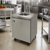 Thumbnail image #2 for Advance Tabco 26-Inch Stainless Steel Self-Contained Mobile Hand Sink with Hot & Cold Water