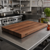 Thumbnail image #2 for John Boos Boos Block American Black Walnut Kitchen Countertop, 36 x 25 x 1-1/2 Inch, Varnique Finish