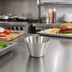 Thumbnail image #3 for American Metalcraft 4 oz Round Satin Stainless Steel Sauce Cup