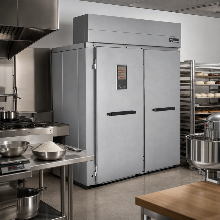 Product image #2 for Baxter PW2S Double Wide Roll-In Proofer Cabinet, 60.5" Deep, Electric, Open Floor