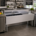 Thumbnail image #2 for Glastender Three-Compartment Underbar Sink Unit with Right Drainboard, 60