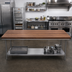 Thumbnail image #2 for Boos Block American Black Walnut Edge Grain Kitchen Countertop, 144 x 42 x 2-1/4 Inches, Flat