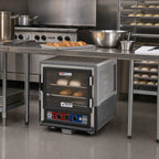 Thumbnail image #2 for Metro C5 Insulation Armour C533-CLFC-U-GY Heated Holding & Proofing Cabinet, Undercounter, Mobile, Clear Door, 5-Pan, 120V