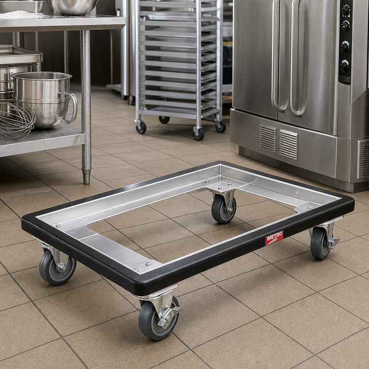 Product image #2 for Metro 36 x 24 Inch Aluminum Truck Dolly Frame with Wraparound Bumper