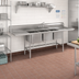 Thumbnail image #2 for Eagle Group S16 Series 3-Compartment 16-Gauge 304 Stainless Steel Sink with Left & Right Drainboards, 103 Inch Wide