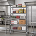 Thumbnail image #2 for Cambro Camshelving Elements XTRA 5-Tier Vented Mobile Starter Unit, 24 x 48 x 70.25 Inch, Speckled Gray