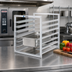 Thumbnail image #2 for Channel Manufacturing Reach-In Bun Pan / Steam Table Pan Rack, End Load Aluminum, 7-Pan Capacity
