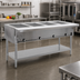 Thumbnail image #2 for Eagle Group SDHT5-208-3 79-Inch Electric Hot Food Table with 5 Dry Wells, Stainless Steel Open Base, 208V 3-Phase