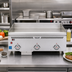 Thumbnail image #3 for Heavy-Duty 24-Inch Countertop Gas Griddle with 1-Inch Chrome Plate and Infrared Burners