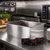 Thumbnail image #2 for CookTek SinAqua Rectangular Waterless Drop-In Induction Hot Food Well, 6-Inch Deep