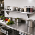 Thumbnail image #2 for Advance Tabco 84-Inch x 12-Inch Wall-Mounted Stainless Steel Shelf, 16-Gauge 304 Satin Finish
