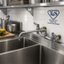 Thumbnail image #2 for T&S Brass Wall Mount Double Pantry Mixing Faucet with 14-Inch Swing Nozzle