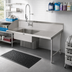 Thumbnail image #2 for John Boos Pro-Bowl 144-Inch Straight Soiled Dishtable with Pre-Rinse Sink Bowl, Right-to-Left Operation