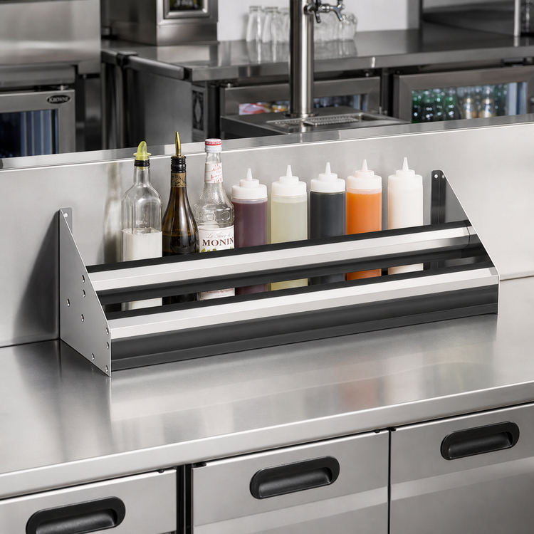 Product image #2 for Krowne Royal Series Double Built-In Speed Rail, 34 x 10 Inches, Stainless Steel