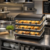 Thumbnail image #2 for Hatco Glo-Ray 39-Inch Countertop Slant Triple Shelf Heated Glass Display Warmer