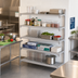 Thumbnail image #3 for Cambro Camshelving Premium 5-Shelf Vented Stationary Add-On Polymer Shelving Unit, 18 x 72 x 84 Inches