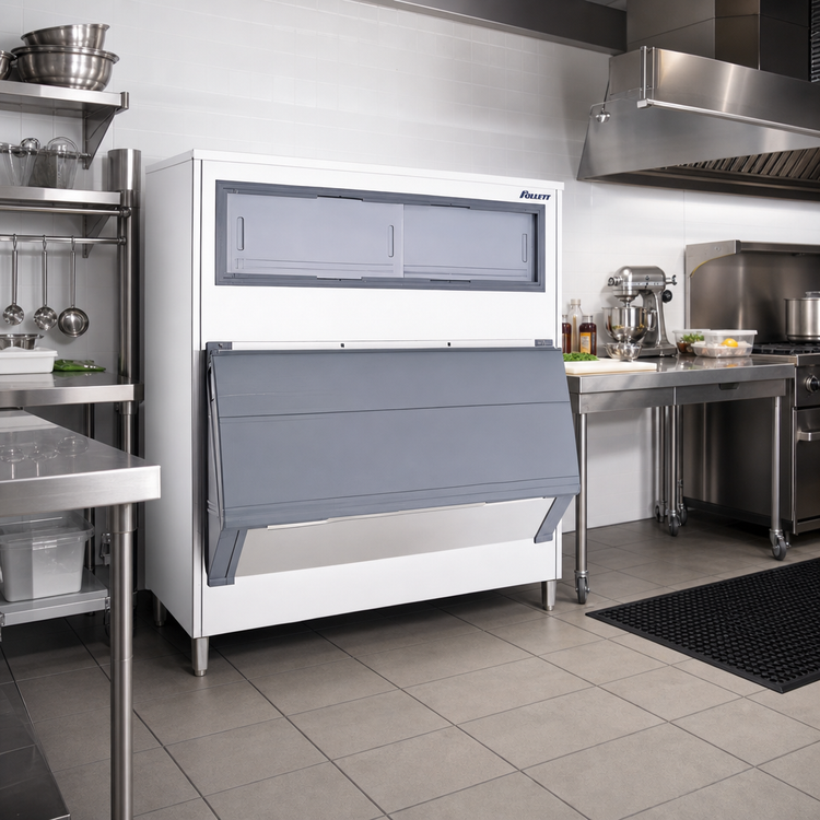 Product image #2 for Follett SmartGATE SG1650S-60 Single Door Upright Ice Bin, 1660 lb Capacity