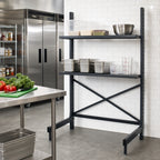 Thumbnail image #2 for Metro SmartLever SM861848-KIT Cantilevered Shelving Starter Kit, Steel, 48"W x 18"D Shelf Compatibility, 86-3/8"H