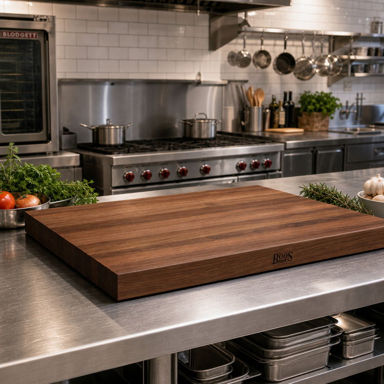 Product image #2 for Boos Block 42-Inch x 25-Inch American Black Walnut Edge Grain Kitchen Countertop