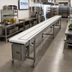 Thumbnail image #2 for Dinex DXIESFB18 18-Foot Fabric Belt Tray Make-Up Conveyor