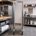 Thumbnail image #2 for Channel Manufacturing LPNB-18 Lo Profile Nesting Aluminum End-Load Bun Pan Rack, 18-Pan Capacity