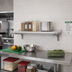 Thumbnail image #3 for Cambro Camshelving® 48-Inch Wall-Mounted Vented Shelf with 2-Inch Backsplash