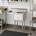 Thumbnail image #2 for Advance Tabco Special Value Series 1-Compartment Fabricated Sink with 24-Inch Left Drainboard, 18 x 24 x 14-Inch Bowl, 16-Gauge 304 Stainless Steel