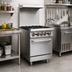 Thumbnail image #2 for 24-Inch Commercial Gas Range with 4 Open Burners and Standard Oven