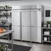 Thumbnail image #2 for Hoshizaki Steelheart Three-Section Reach-In Refrigerator with Half-Height Solid Doors
