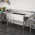 Thumbnail image #2 for Advance Tabco 3-Compartment Fabricated Sink with 24 Inch Right Drainboard, 14 Gauge 304 Stainless Steel