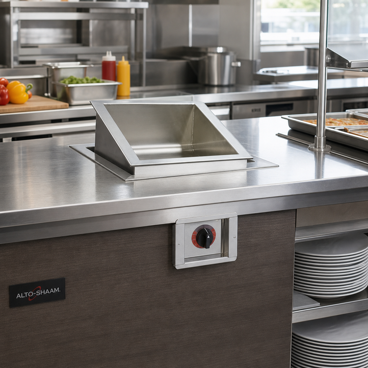 Product image #2 for Alto-Shaam Halo Heat Drop-In Electric Waterless Hot Food Well Unit, 1 Full-Size Pan, 6-3/8-Inch Deep Well