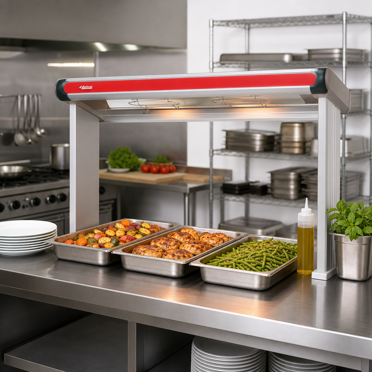Product image #2 for Hatco Glo-Ray Designer High-Watt Infrared Lighted Strip Heater, 39.5-Inch Wide, Aluminum