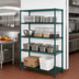Thumbnail image #2 for Eagle Group Valu-Gard 4-Tier Stationary Starter Wire Shelving Unit, 72