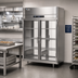Thumbnail image #2 for Victory UltraSpec Pass-Thru Glass Door Warming Cabinet, 2-Section, 48 Cu. Ft., Standard Depth