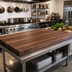 Thumbnail image #2 for John Boos Boos Block American Black Walnut Edge Grain Kitchen Countertop, 60 x 36 x 1-1/2 Inch, Varnique Finish