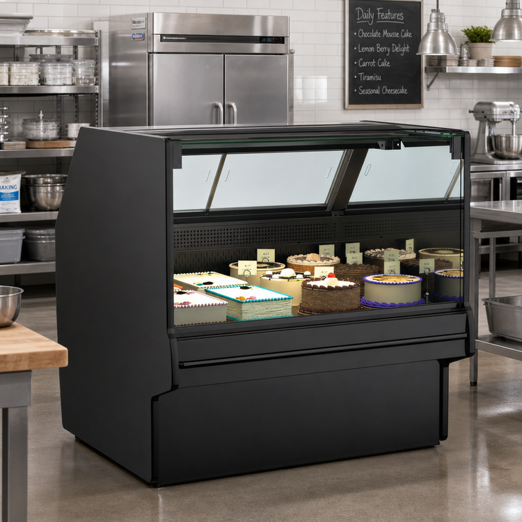 Product image #2 for Fusion® Full-Service Refrigerated Deli Case, 51-Inch Wide, Straight Glass Front, Remote Refrigeration