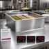 Thumbnail image #2 for CookTek SinAqua 6-Sensor Rectangular Drop-In Waterless Induction Hot Food Dry Well, 6-Inch Deep