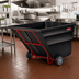 Thumbnail image #2 for Rubbermaid Commercial Products 2 Cu. Yd. Mobile Open-Top Tilt Truck Trash Cart, Black