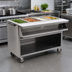 Thumbnail image #2 for Spec-Master SPHT4CB-208 4-Well Electric Sealed Well Mobile Hot Food Table