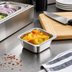 Thumbnail image #2 for American Metalcraft Square Stainless Steel Sauce Cup, 1.5 oz.